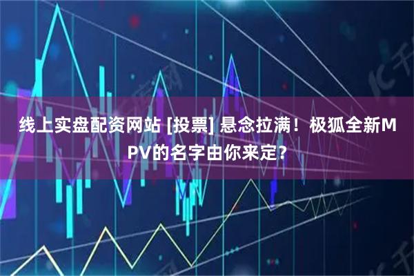 线上实盘配资网站 [投票] 悬念拉满！极狐全新MPV的名字由你来定？